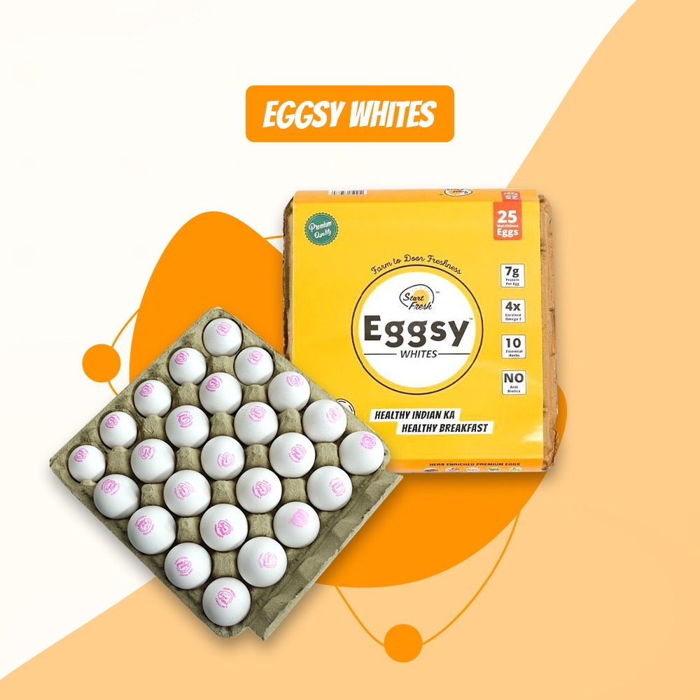 High Protein Eggsy Whites (Pack of 25 Eggs)
